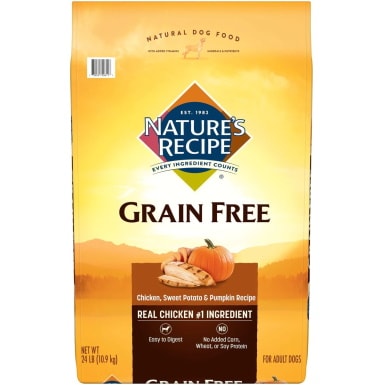 Nature's Recipe Grain-Free Chicken, Sweet Potato & Pumpkin Recipe Dry Dog Food