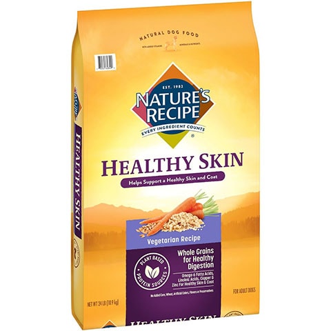 Nature’s Recipe Healthy Skin Vegetarian Recipe Dry Dog Food
