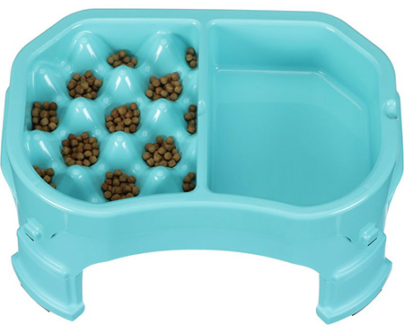 Neater Pets Adjustable Non-Skid Slow Feeder Double Diner