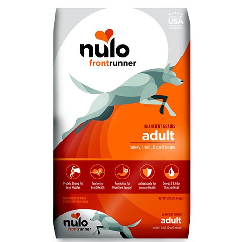 Nulo Frontrunner Ancient Grains Turkey, Trout & Spelt Adult Dry Dog Food