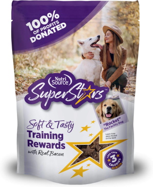 NutriSource Super Star Training Bacon Flavor Dog Treats