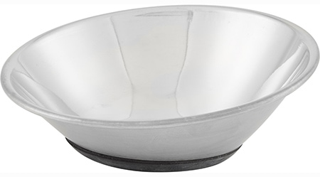 OurPets Tilt-A-Bowl Rubber-Bonded Non-Skid Stainless Steel Dog Bowl