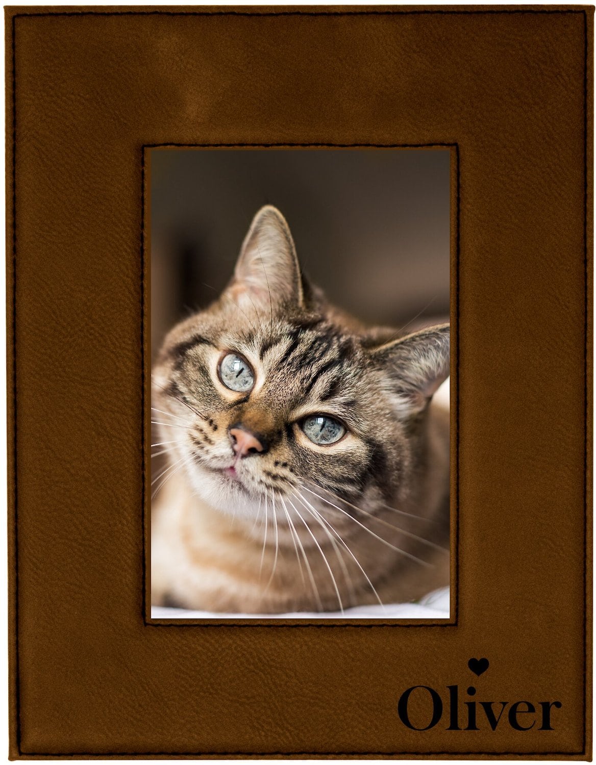 Personalized Leatherette Pet Picture Frame