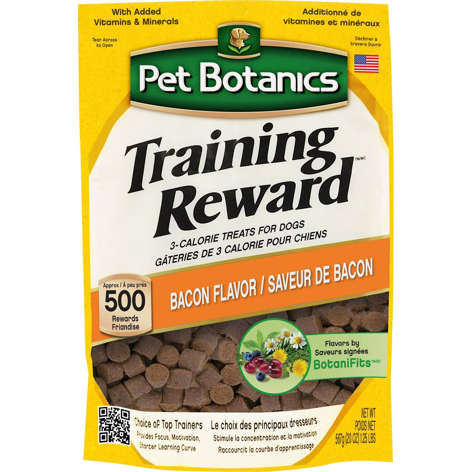 Pet Botanics Training Reward Bacon Flavor Dog Treats (1)