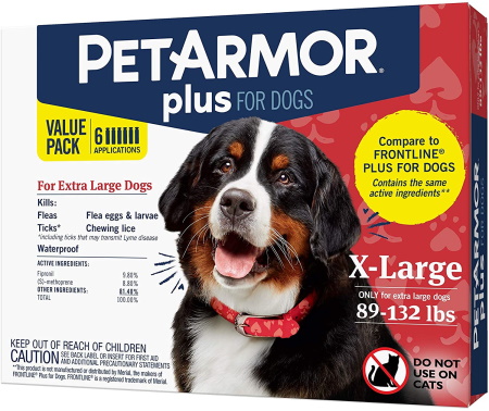 PetArmor Plus for Dogs Flea and Tick Prevention