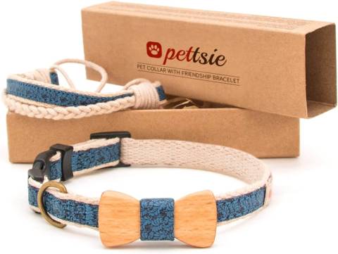 Pettsie Dog Collar Bow Tie
