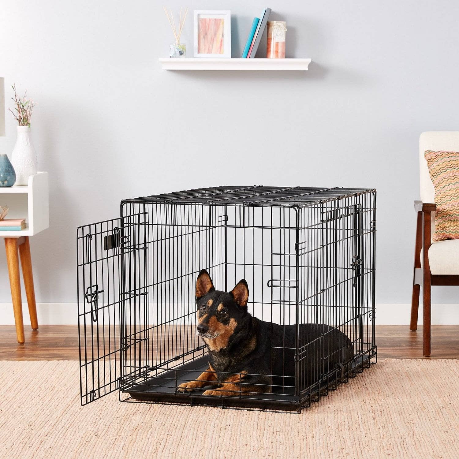 Precision Pet Products Double Door Wire Crate (1)