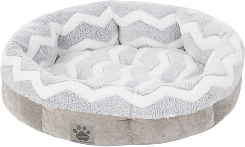 Precision Pet Products SnooZZy Round Shearling Bolster Dog Bed