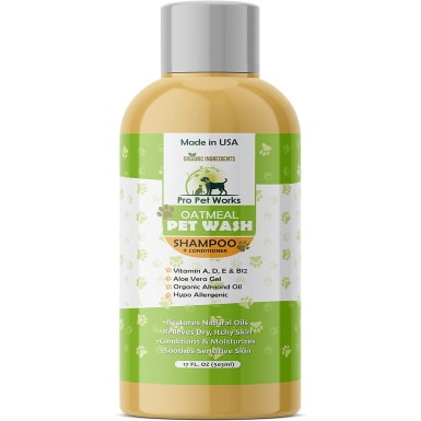 Pro Pet Works Organic 5 in 1 Oatmeal Dog Shampoo and Conditioner
