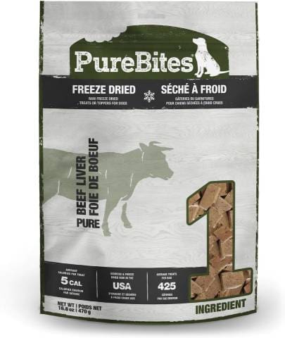 PureBites Beef Liver Freeze-Dried Raw Dog Treats