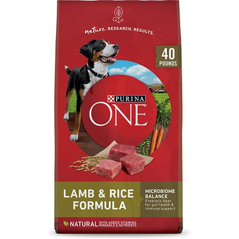 Purina ONE Natural SmartBlend Lamb & Rice Formula Dry Dog Food