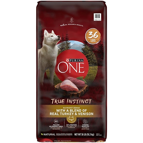 Purina ONE Natural True Instinct with Real Turkey & Venison High Protein Dry Dog Food