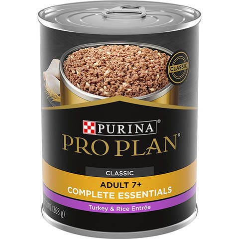 Purina Pro Plan Adult 7+ Complete Essentials Turkey & Rice Entrée Wet Dog Food