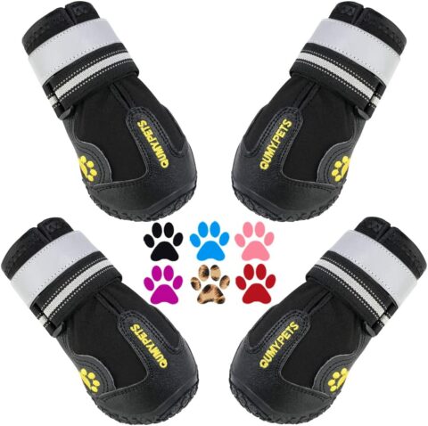 QUMY Dog Boots Paw Protectors