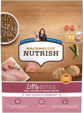 Rachael Ray Nutrish Little Bites Small Breed Real Chicken & Veggies Recipe Dry Dog Food