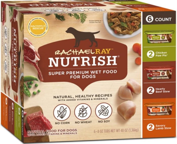 Rachael Ray Nutrish Natural Variety Pack Wet Dog Food