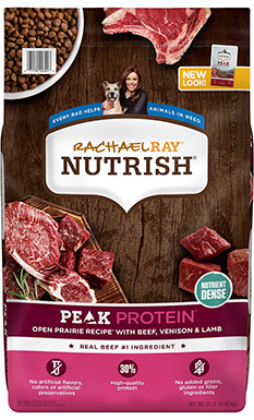 Rachael Ray Nutrish PEAK Open Prairie Recipe with Beef, Venison & Lamb Natural Grain-Free Dry Dog Food