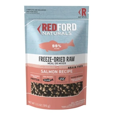 Redford Naturals Freeze-Dried Raw Grain Free Salmon Recipe Dog Food