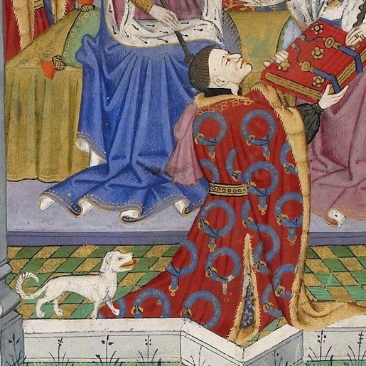 Talbot dog as depicted in Shrewsbury book