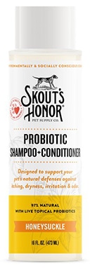 Skout’s Honor Probiotic Honeysuckle Shampoo And Conditioner