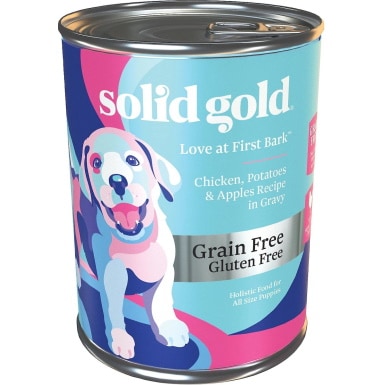 Solid Gold Love At First Bark Chicken, Potatoes & Apples Puppy Recipe Grain-Free Canned Dog Food