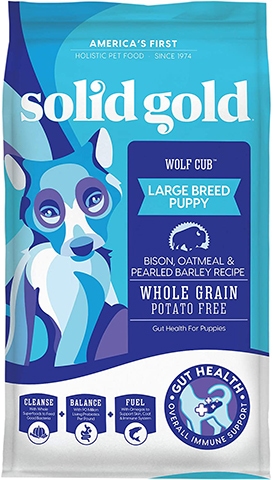Solid Gold Wolf Cub Bison & Oatmeal Dry Puppy Food