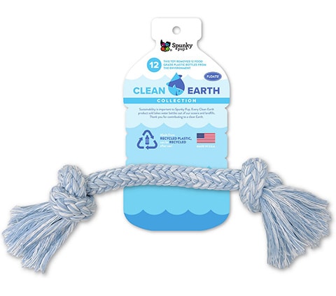 Spunky Pet Clean Earth Collection Recycled Rope Toy