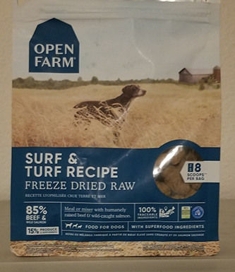 Surf & Turf Recipe Freeze-Dried Raw Dog Food