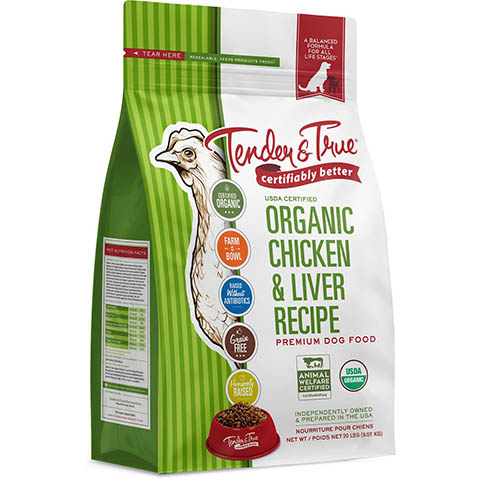 Tender & True Organic Grain-Free Chicken & Liver Recipe