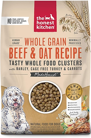 The Honest Kitchen Food Clusters Beef & Oat Dog Food