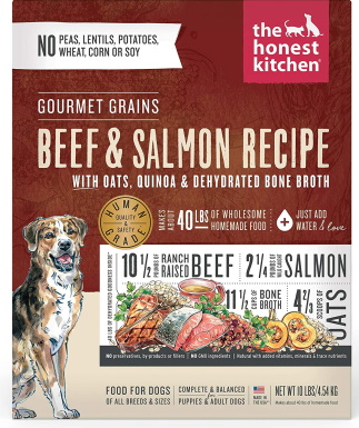 The Honest Kitchen Gourmet Grains Beef & Salmon Recipe