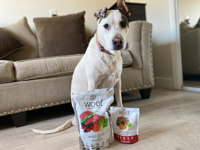 The New Zealand Natural Pet Food Co. Freeze Dried Food and Air Dried Dog Bites - indy and the products