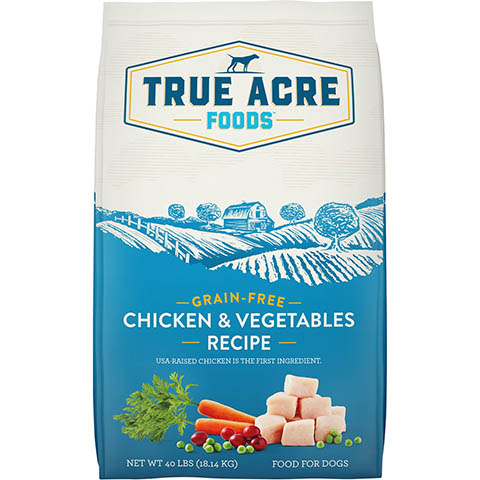 True Acre Foods Grain-Free Chicken & Vegetable Dry Dog Food