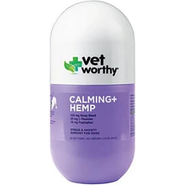 Vet Worthy Calming + Hemp Soft Chews Dog Supplement