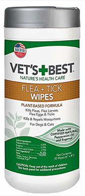 Vet’s Best Flea and Tick Wipes