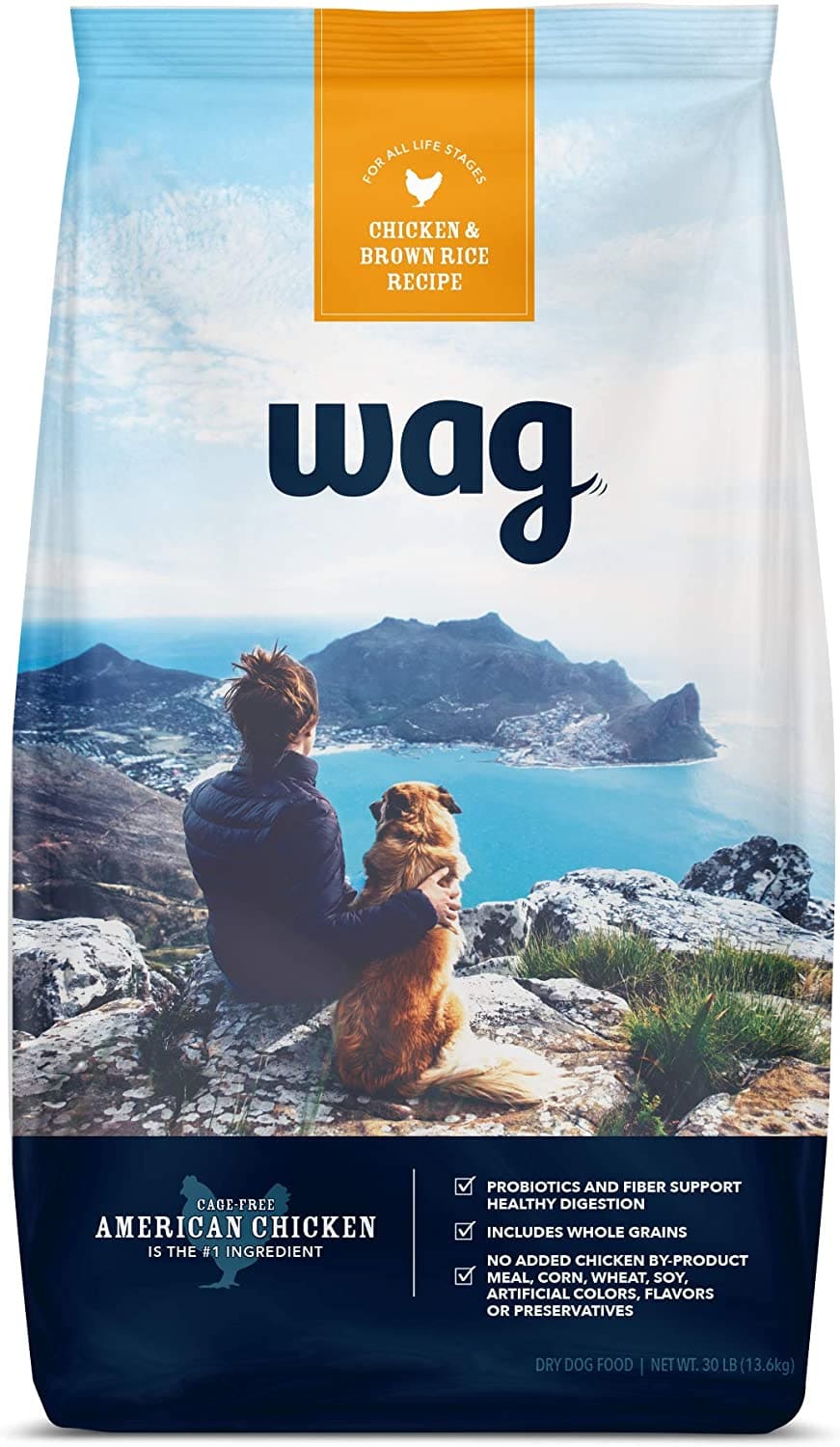Wag Wholesome Grains Dry Dog Food (Chicken & Brown Rice)