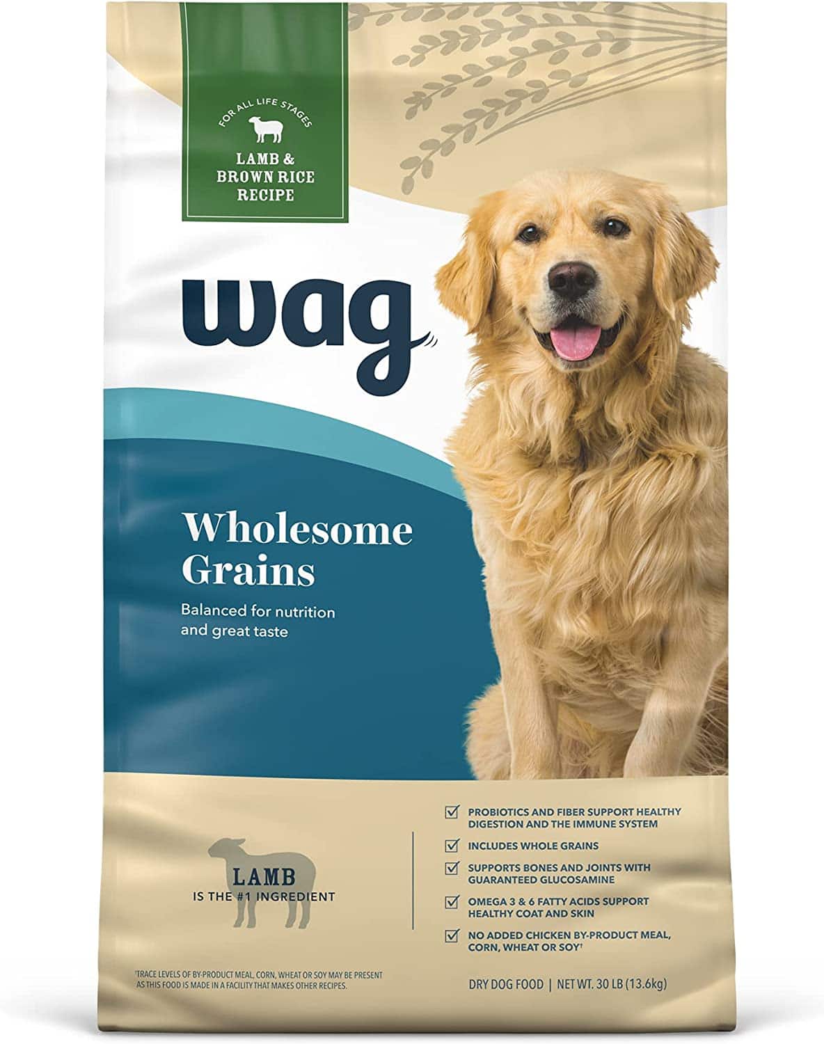Wag Wholesome Grains Dry Dog Food (Lamb & Brown Rice)