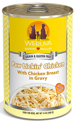 Weruva Paw Lickin’ Chicken in Gravy Canned Dog Food
