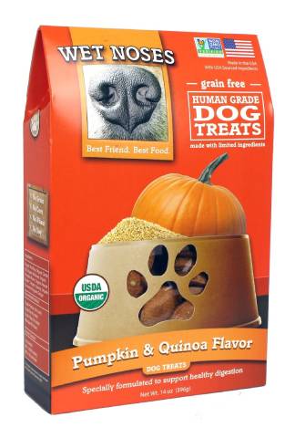 Wet Noses Grain-Free Pumpkin & Quinoa Flavor Dog Treats