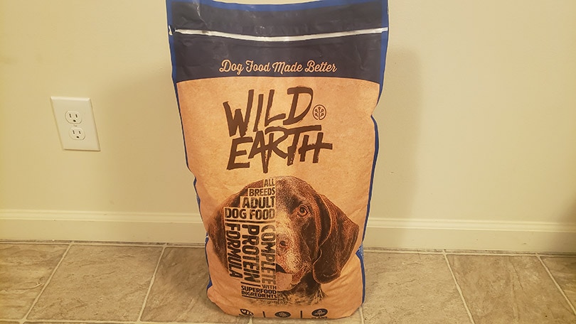 Wild Earth Adult Dog Food packaging