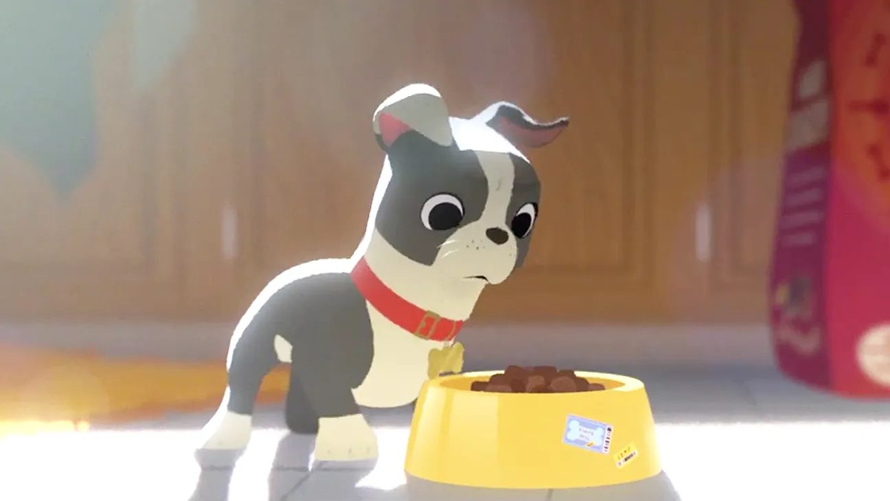 Winston puppy from the Pixar short Feast