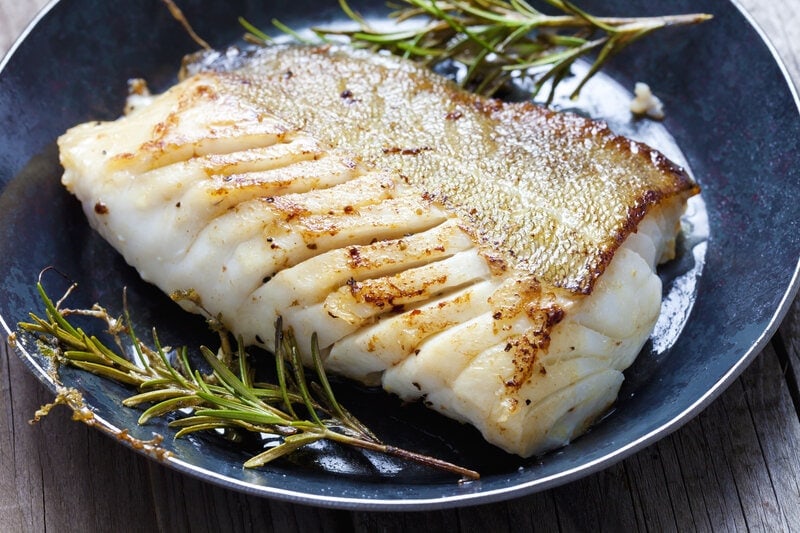 cooked cod