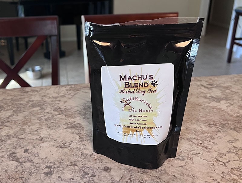 machu's blend dog herbal tea