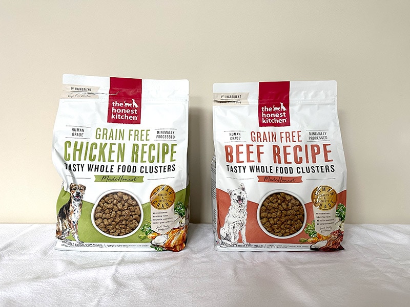the honest kitchen grain free beef and chicken clusters