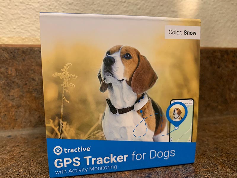 tractive dog gps tracker packaging