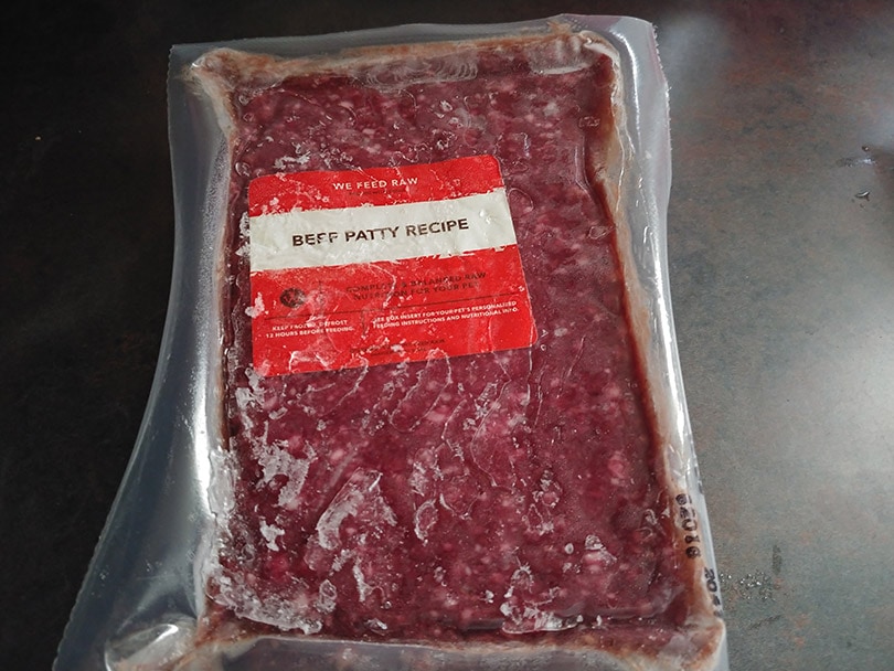 we feed raw beef patty recipe packaging