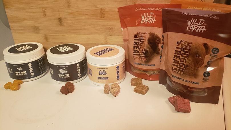 wild earth dog treats and supplements