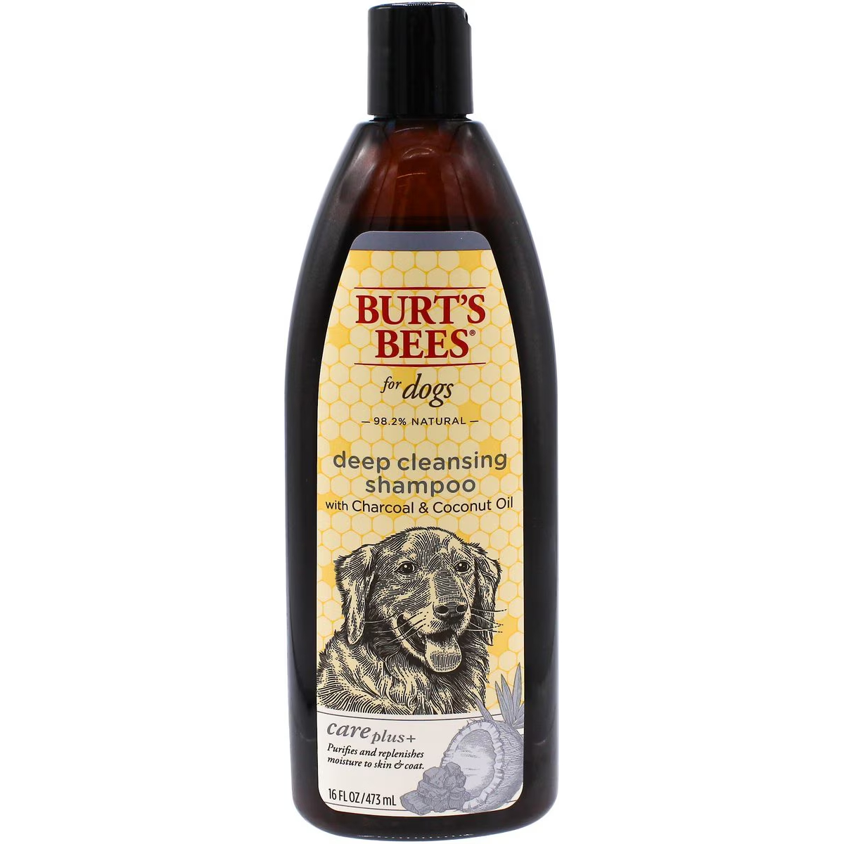 Burt's Bees Care Plus+ Deep Cleansing Charcoal & Coconut Oil Dog Shampoo